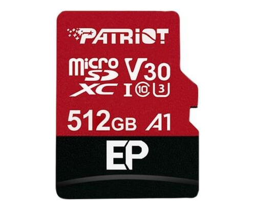 Memoria Micro Sdxc Patriot Ep Series Uhs-i V30 A1 512gb