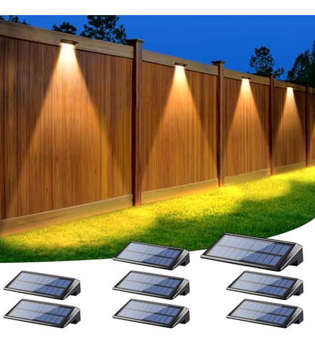 Luces Solares Para Valla Led Impermeables Para Exteriores, P