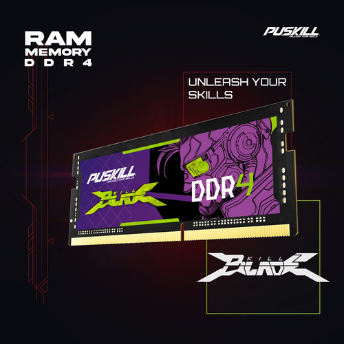Memoria Ddr4 Para Portátil Killblade De Puskill, 2 X 16 G, 3