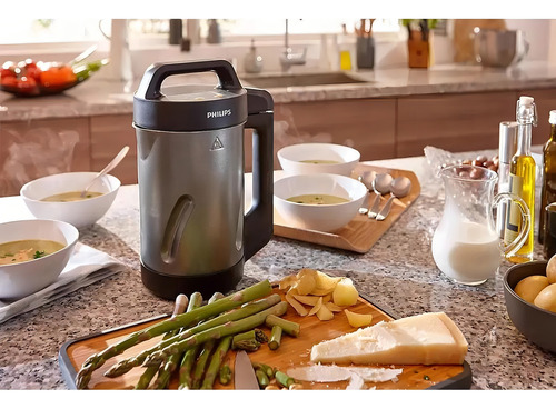 Maquina Para Hacer Sopas, Compotas Y Batidos Philips Hr2204/ Color Negro