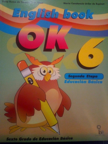 Libro De Inglés Para Sexto Grado English Book Ok 6