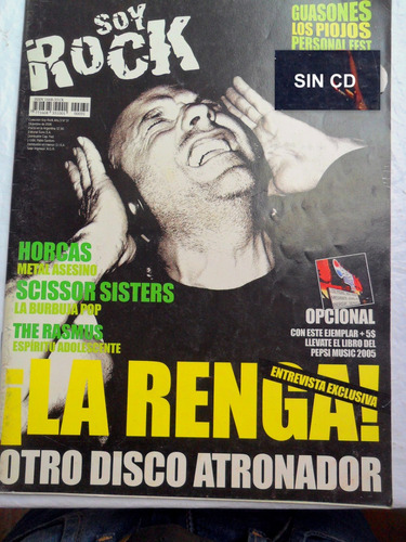Soy Rock 31 La Renga, Posters Pier, The Killers, Ch Romance 