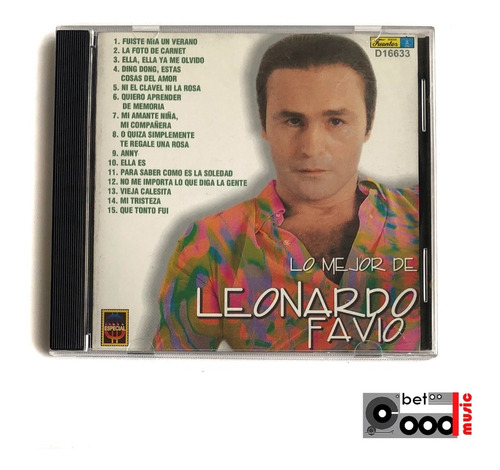 Cd Leonardo Favio: Lo Mejor De Leonardo Favio 1999