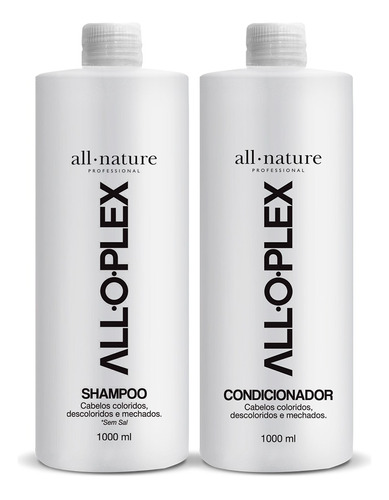 Alloplex Shampoo E Cond Cabelos Tintos Descolo All Nature 1l