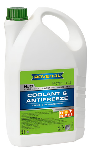Refrigerante Mazda C100cl005a4x Fl22 Ravenol 5 Lts