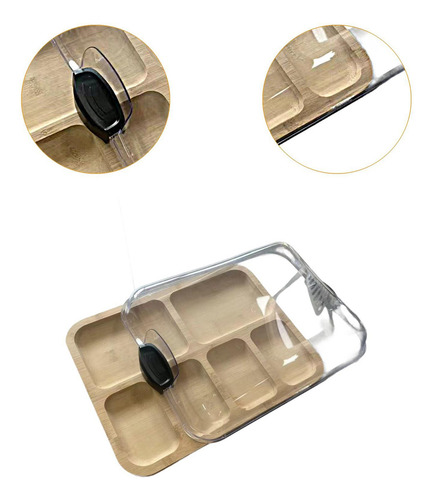 Tabla De Quesos De Bambú Para Cortar, Bandeja De Viaje.