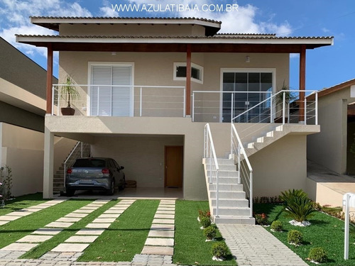 Imagem 1 de 30 de Casa Condomínio Terras De Atibaia, Portaria, Rondas, Área De Lazer... - Ca01325 - 69454386