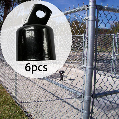 Link Link Fence Rail End Cap Galvanized Multifunción Negro
