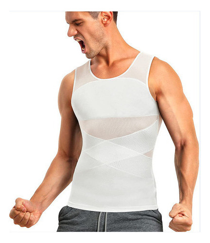 Camiseta De Tirantes Moldeadora Para Hombre 3pcs