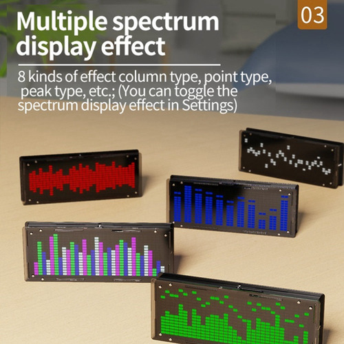 Kit De Bricolage Com Display Led Music Spectrum Display, Ver