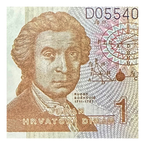 Croacia - Europa - 1 Dinar - Año 1991 - Unc - P# 16