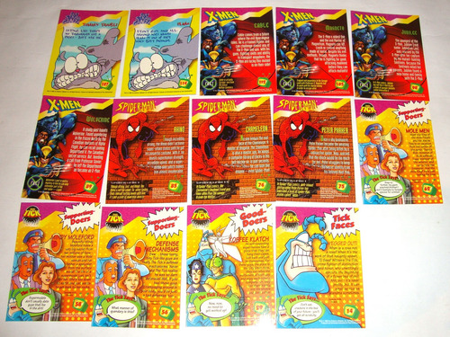Lote 14 Tarjetas 1995 Fox Kids Network -fleer Ultra (mr2023)