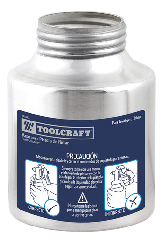 Vaso De Repuesto Para Pistola De Pintar Toolcraft Tc1841