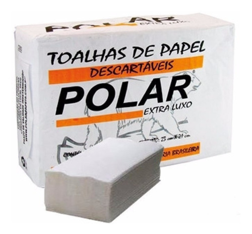 Kit Com 5000 Folhas De Papel Toalha Interfolha Luxo 2 Dobras