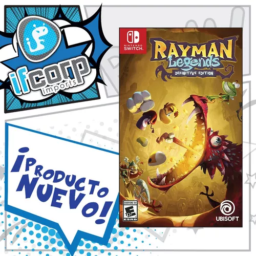 rayman legends: definitive edition switch preci - Compra venta en  todocoleccion