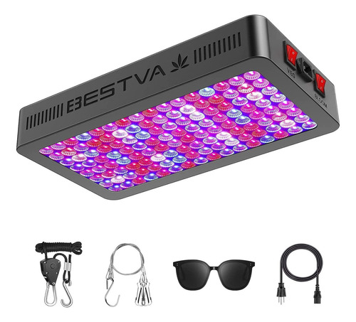 Luz De Crecimiento Indoor Bestva Led, Espectro Completo 1...