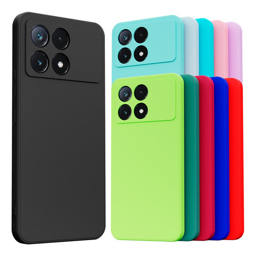 Capa Capinha Compatível Com Xiaomi X6 Pro Silicone Aveludada