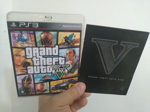 Jogo Ps3 Grand Theft Auto V Com Mapa Completo Raridade (Usado)