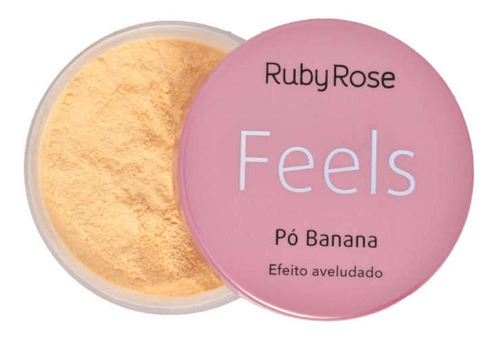 Base de maquillaje en polvo Ruby Rose Feels FEELS Polvo Volátil tono banana - 0.3floz 8.5g
