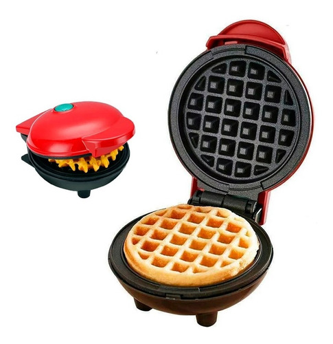 Waflera Mini Personal Eléctrica Antiadherente Pancakes