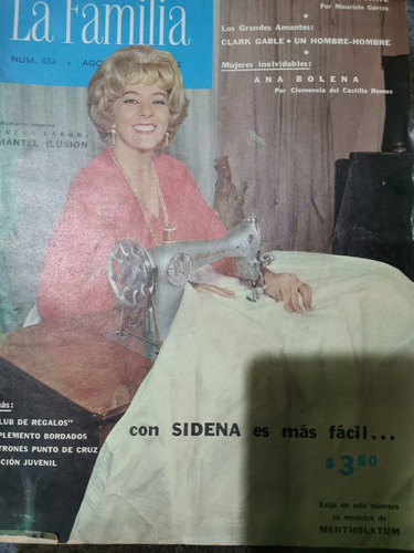 Revista La Familia La Verdadera Silvia Pinal Agosto 1962