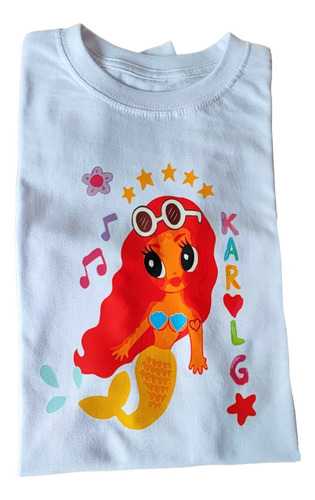 Camiseta Estampada Karol G Sirena 5 Estrellas