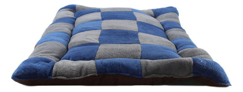 Kit 2 Colchonete Colchão Pet Caminha Tapete Lavável 100x60 Cor Azul