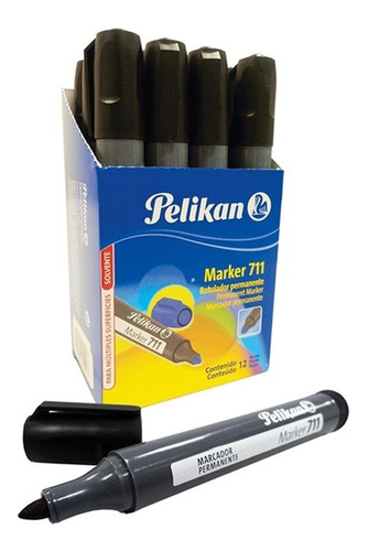 Marcador Pelikan 711 Punta Redonda Permanente Indeleble