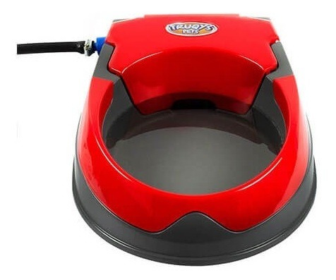 Bebedouro Automático Infinity C/ Filtro Truqys Pets Vermelho