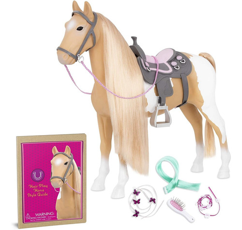 Imagen 5 de 7 de Our Generation Caballo Pelo Largo 50cm Accesorio Muñecas Ed