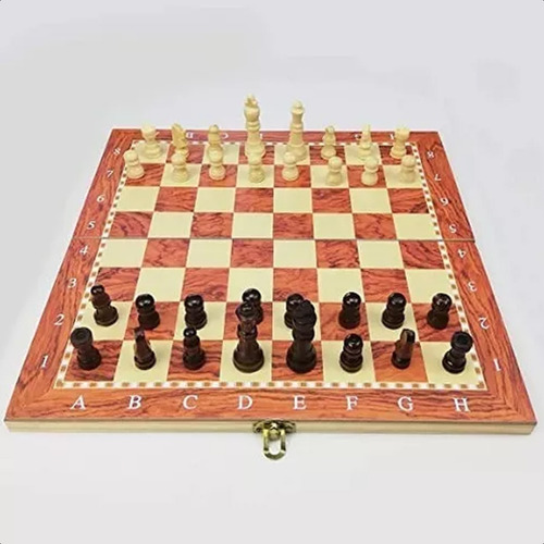 3 En 1 Ajedrez Magnético Juego Mesa Chess Game Tablero 29x29