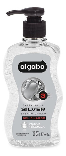 Gel Capilar Silver Extra Brillo 500g Algabo