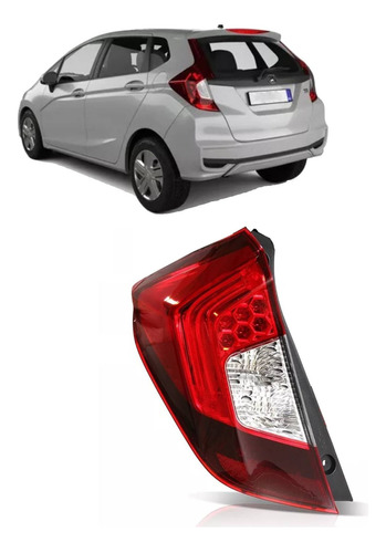 Lanterna Traseira Honda Fit 2017 18 19 2020 Com Led Esquerdo