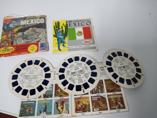 7k Mexico 03 Discos Para View Master Antiguo 1966