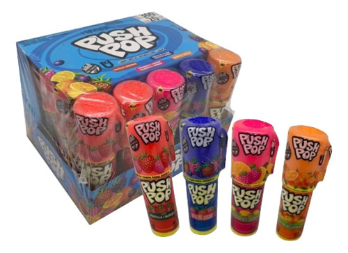 Caramelo Push Pop Duo (caja Con 20 Unidades)