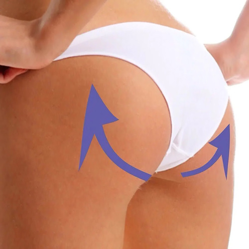 4 X Parche Levanta Cola Tonifica Aumenta Volumen Gluteos Gel