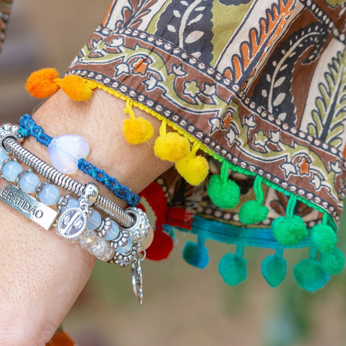 Imagem 3 de 9 de Bata Maia Com Detalhes Hippie Boho Indiana