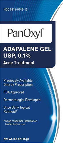 Panoxyl Adapalene Gel Para Tratamento Da Acne - 15g