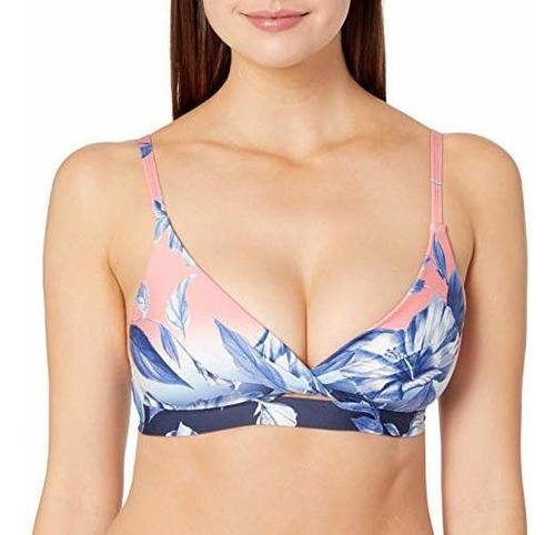 La Blanca Top De Bikini Tipo Bralette Con Abertura En Forma 