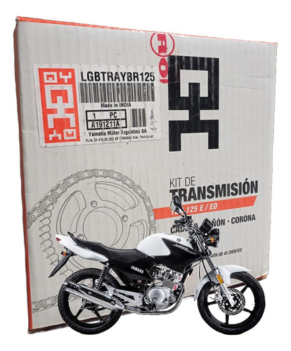 Kit Transmision Ybr 125 E/ed Yamaha