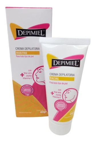 Crema Depilatoria Depimiel Para Rostro Piel Normal 40 G