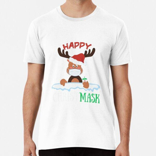 Remera Happy Christmask - Linda Camisa De Navidad, Camisas D