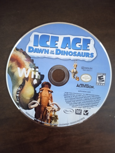 Ice Age 3 Dawn Of Dinosaurs Wii