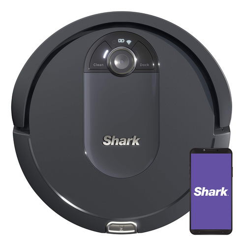 Robot Aspirador Shark Iq Av992 Row Cleaning Negro