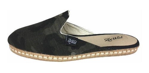 Sandalias Slippers Mujer Bajas Con Yute Zoe Wild