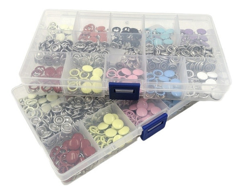 Juegos De Botones A Presión De Metal Para Coser Con Alicates Rojo