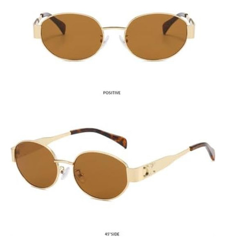 Idotta Gafas De Sol Ovaladas Retro Para Mujeres Y Hombres, Y