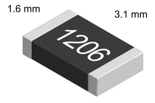 Resistencia 180r 1206 1 Porciento Paquete 1000 Pcs