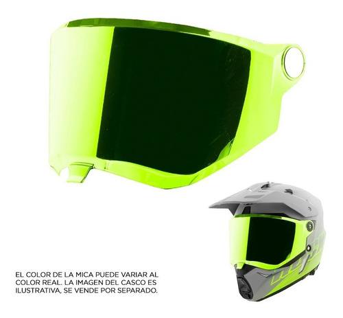 Imagen 2 de 2 de Mica Iridium Verde Para Casco Rkt 26 Joe Rocket