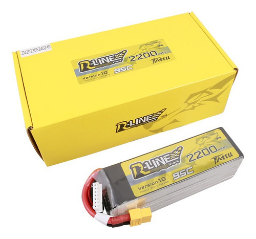 Bateria Lipo Tattu R-line 2200 Mah 22.2v 95c 6s Xt60 Drone 7